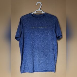 Under Armour Blue Crew T-Shirt Mens size L HeatGear (VJOW210)